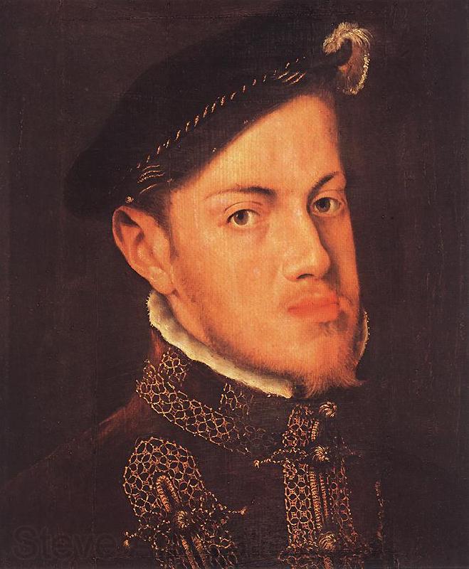 MOR VAN DASHORST, Anthonis Portrait of the Philip II, King of Spain sg France oil painting art